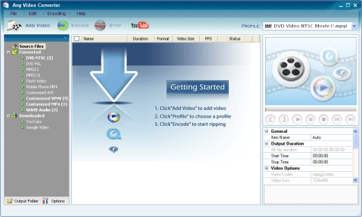 Any Video Converter Free 3.0.6